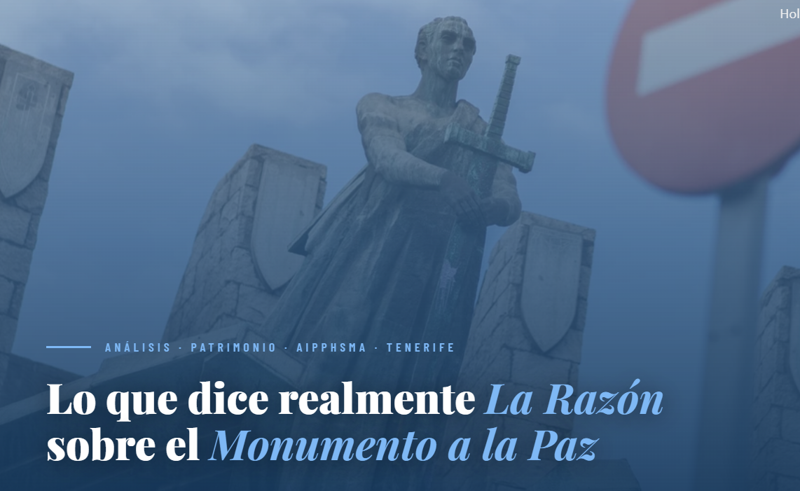 Monumento a la Paz de Tenerife, obra del escultor Juan de Ávalos, Santa Cruz de Tenerife